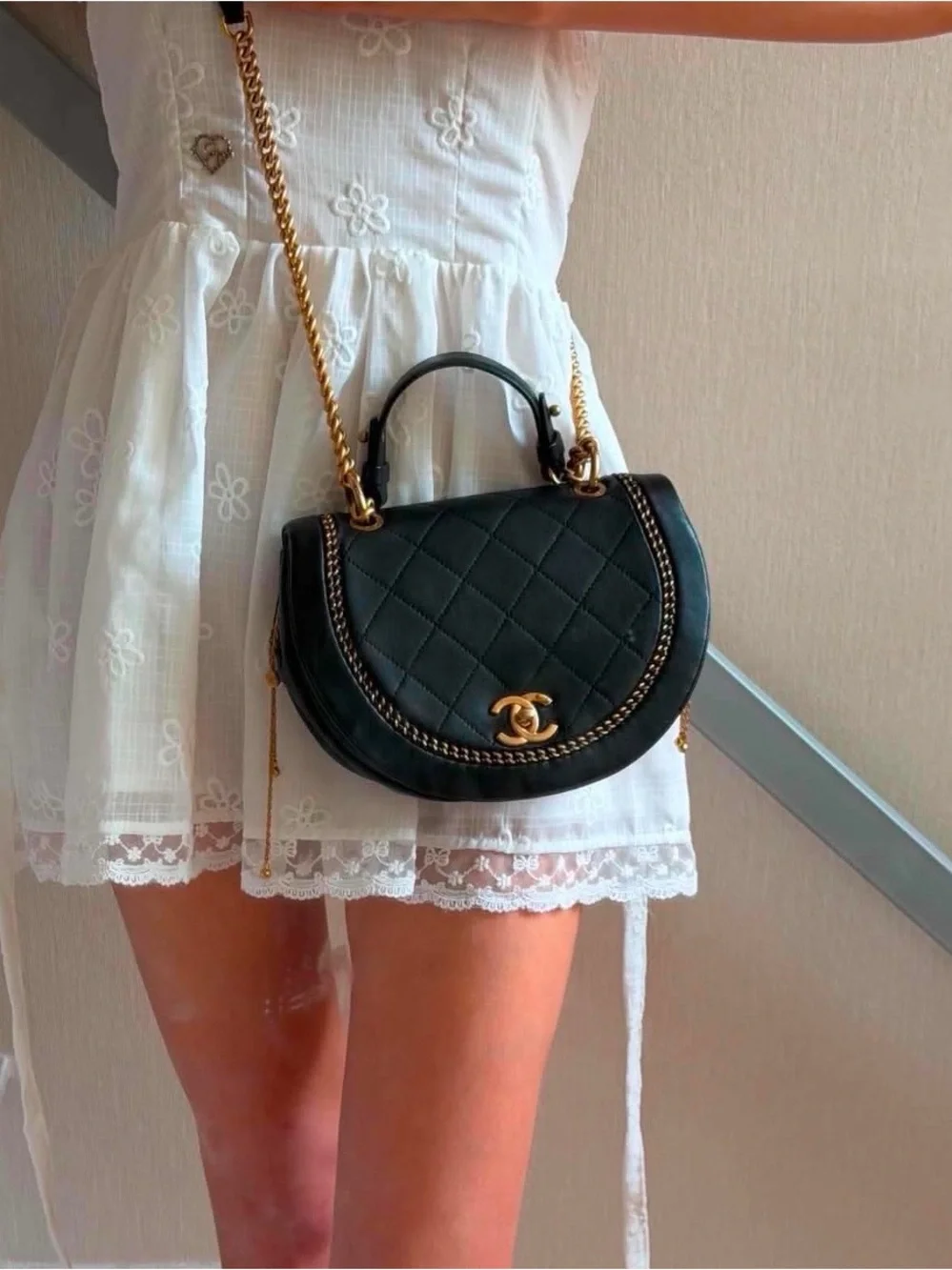 Chanel Coco Curve Saddle Bag